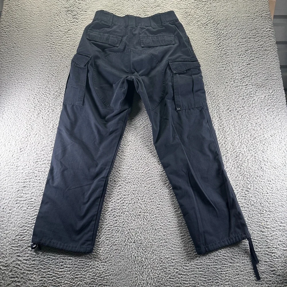 5.11 Tactical Pant Mens 30x30 Blue Polyester Cargo Straight Utility Workwear